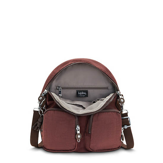 Kipling Firefly Up Convertible Backpacks Mahogany | AU 1581EB